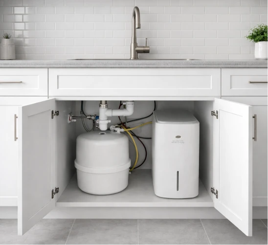 Under sink reverse osmosis
